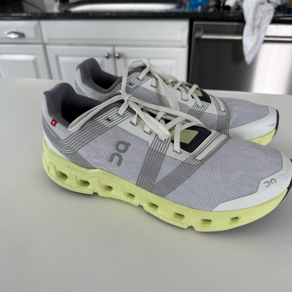 On Cloudgo 55.98234 Sneaker Men's Gray Low Top Lace Up Running Shoes Sz I0 - Picture 5 of 11